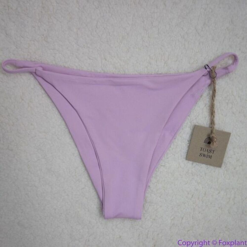 NEW Toast Swim Free People String Bikini Bottom, light purple,‎ M